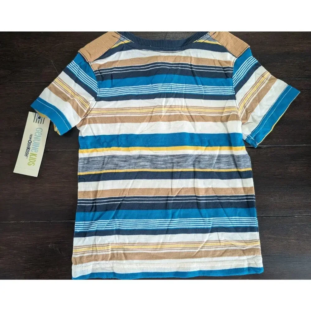 Boys 3T Genuine Kids By Oshkosh Shirt & 4T Shorts By The Children's Place NWT - Picture 5 of 12